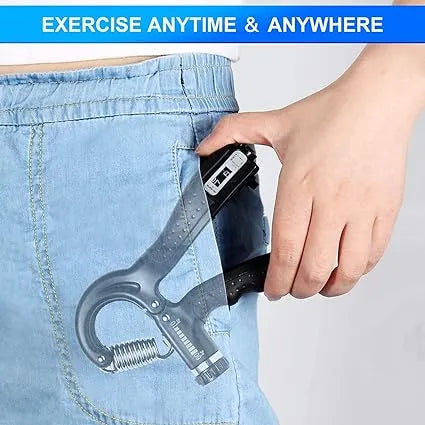 Histro Adjustable Hand Gripper with Counter – 5-60KG Grip Strength Trainer for Home Gym