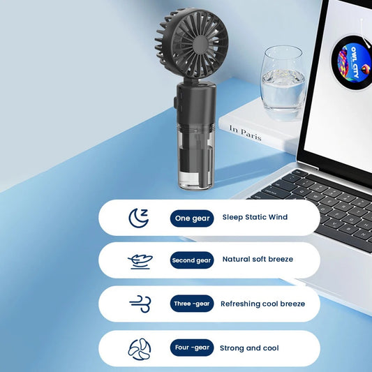 Luxette Toys mini fan Portable fan Desk Fan High Velocity Electric Fan USB Rechargeable Student Fan Design Mini Fan Portable Hand Held Fan For Office 1Pcs | Electric fan mini for school kids rechargeable fan for students