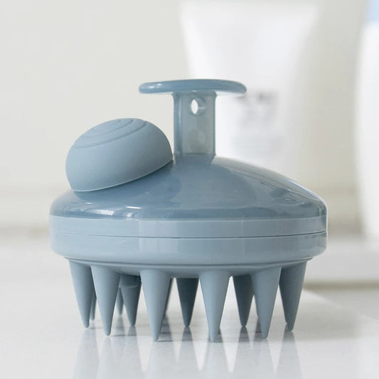 Silicone Scalp Massager Brush – Gentle Hair Scrubber for All Hair Types