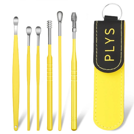 Complete Ear Cleaning Set – 6-Piece Stainless Steel Earwax Remover Kit