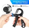 Histro Adjustable Hand Gripper with Counter – 5-60KG Grip Strength Trainer for Home Gym