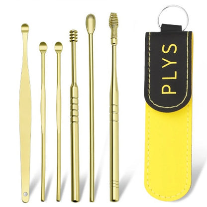 Complete Ear Cleaning Set – 6-Piece Stainless Steel Earwax Remover Kit