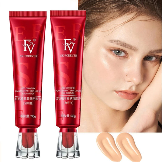 FV Oil-Control Liquid Foundation – Ivory Shade, 30g Tube for Flawless Matte Finish