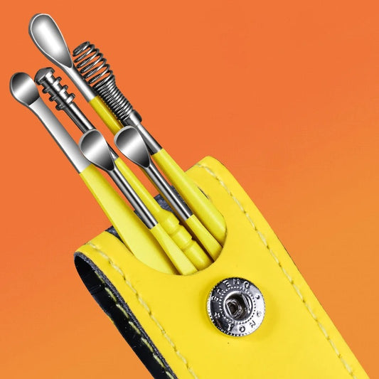 Complete Ear Cleaning Set – 6-Piece Stainless Steel Earwax Remover Kit