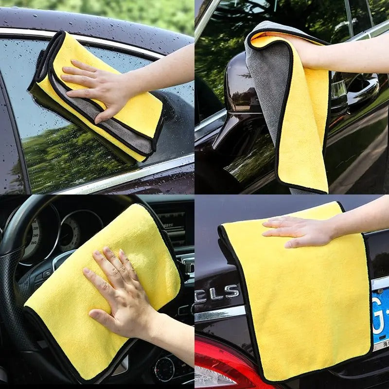MAXIMA Ultra Plush 600GSM Microfiber Towel – 30x40cm Super Absorbent Cloth