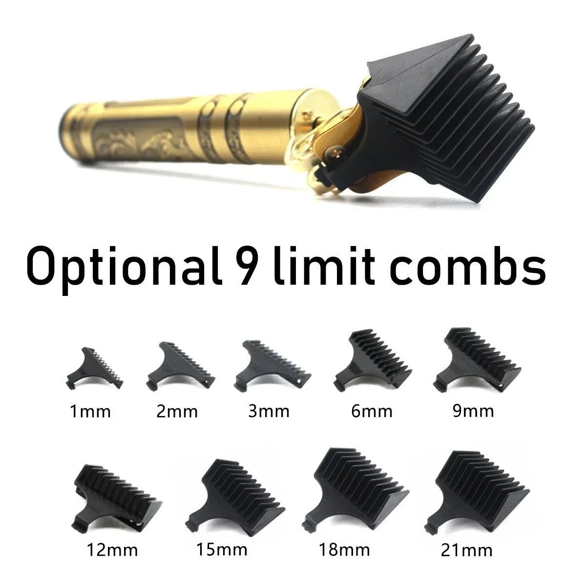 Vintage T9 Professional Hair & Beard Trimmer for Men – Classic Grooming Tool