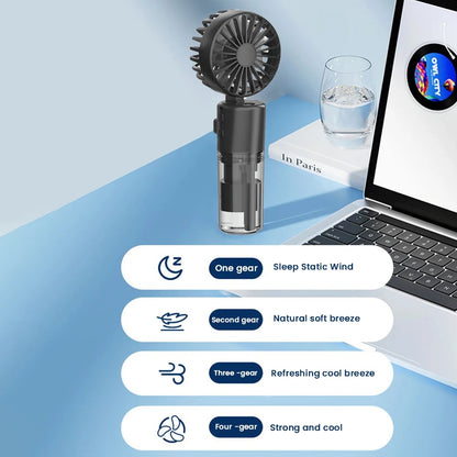 Luxette Toys mini fan Portable fan Desk Fan High Velocity Electric Fan USB Rechargeable Student Fan Design Mini Fan Portable Hand Held Fan For Office 1Pcs | Electric fan mini for school kids rechargeable fan for students