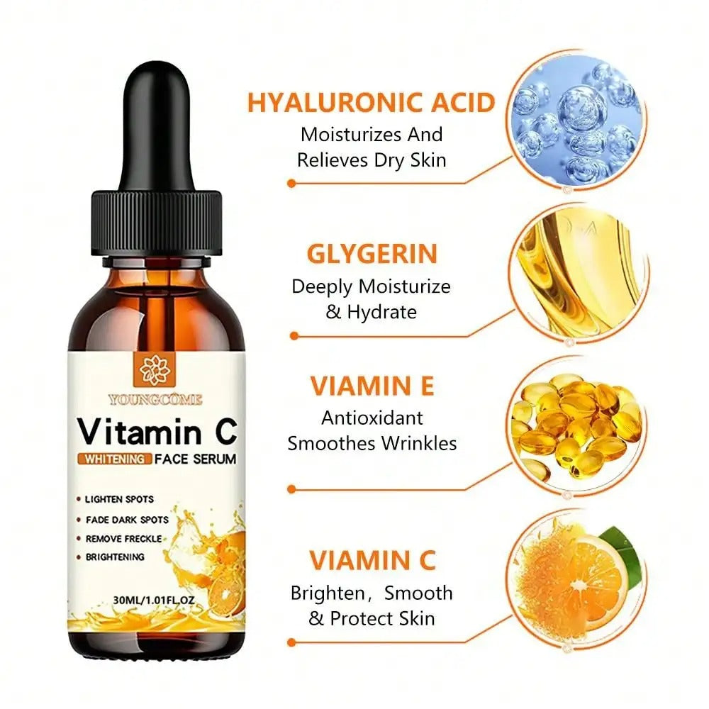 FORT Glow Boost Vitamin C Serum – Anti-Aging & Dark Spot Corrector for Radiant Skin