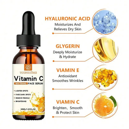 FORT Glow Boost Vitamin C Serum – Anti-Aging & Dark Spot Corrector for Radiant Skin